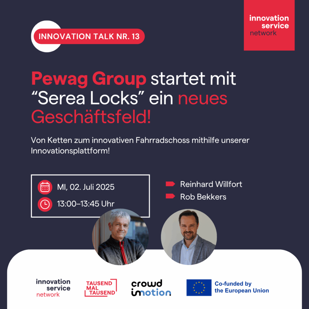 innovation talk 13: Pewag Group startet mit “Serea Locks” ein neues Geschäftsfeld!